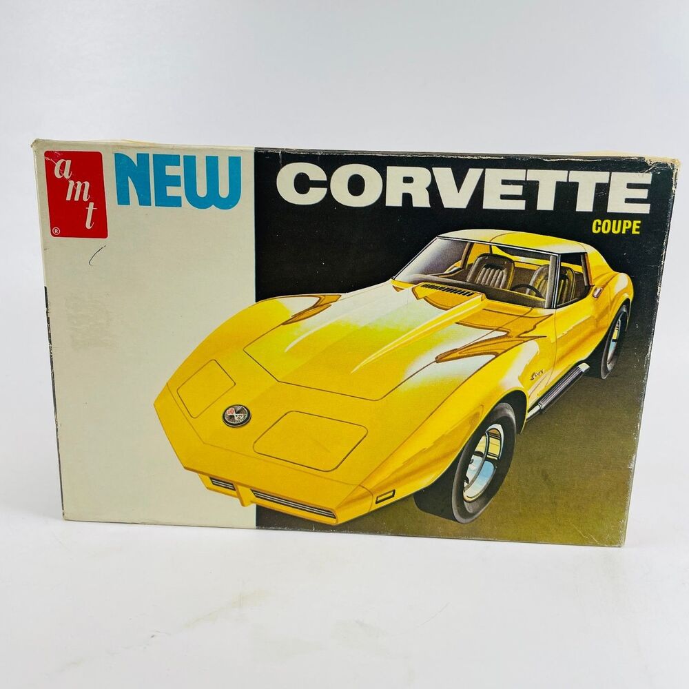 AMT 1974 NEW Corvette Stingray Coupe Model Kit 1/25 Scale T367 OPEN BOX